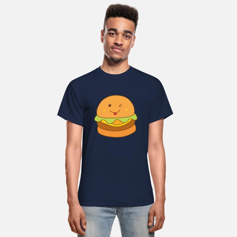 Cute Winking Hamburger