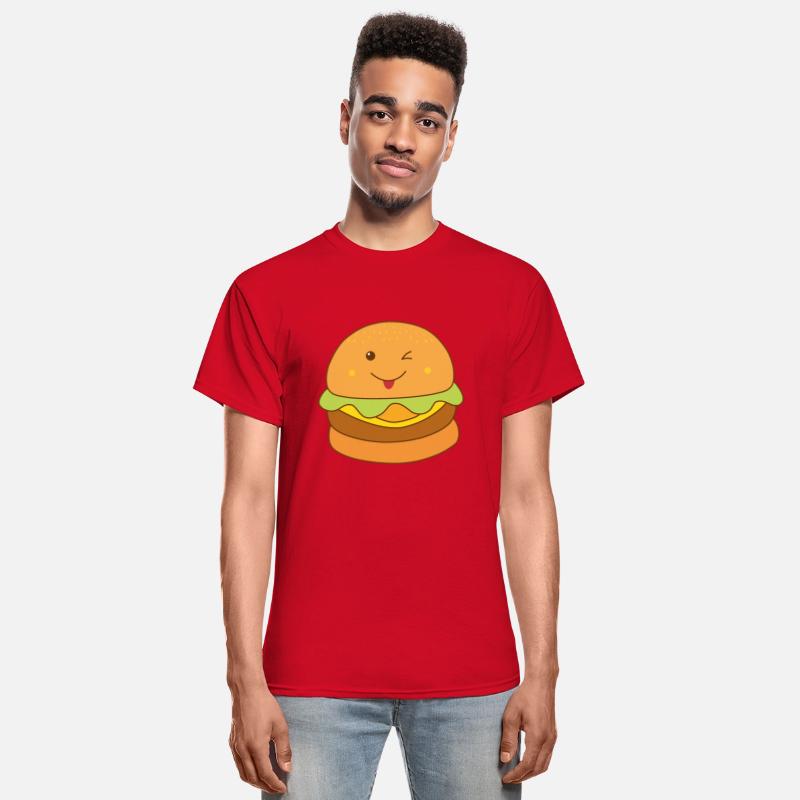 Cute Winking Hamburger
