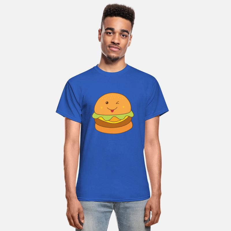 Cute Winking Hamburger