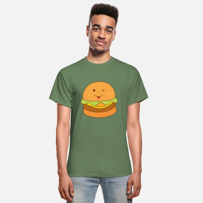 Cute Winking Hamburger