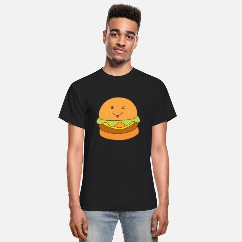 Cute Winking Hamburger