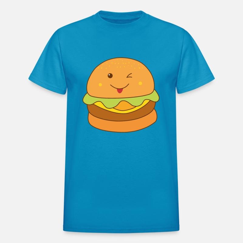 Cute Winking Hamburger