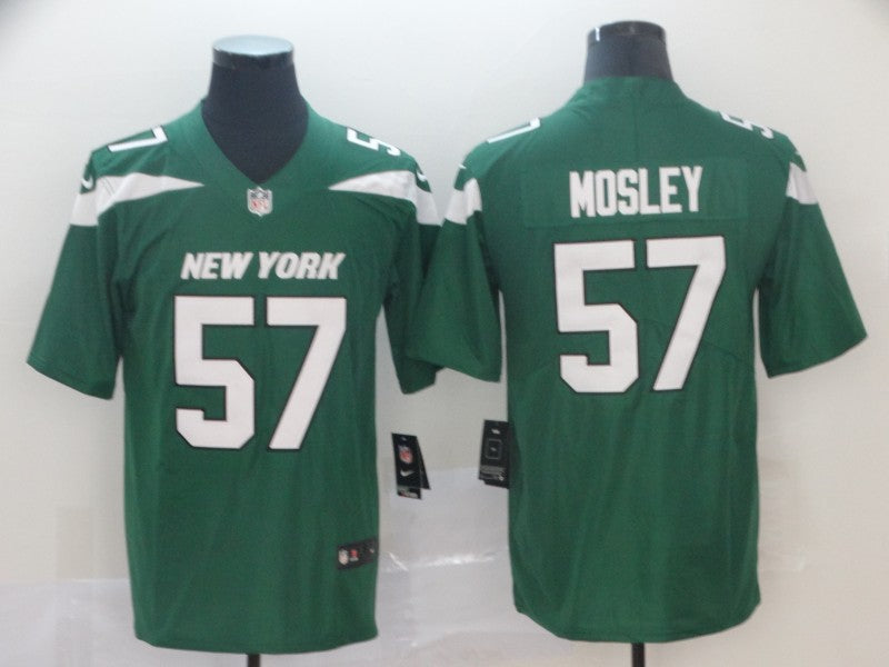 Men's New York Jets C. J. Mosley #57 Green Game Jerseys