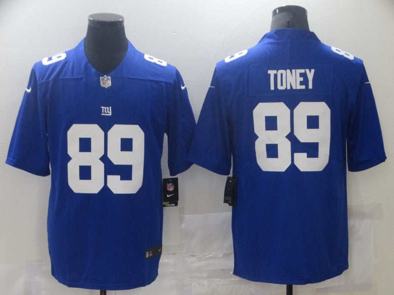 Men's New York Giants Kadarius Toney #89 Blue Game Jerseys