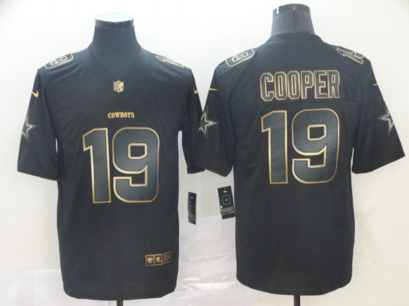 Men's Dallas Cowboys Amari Cooper #19 Black Player Game Jerseys