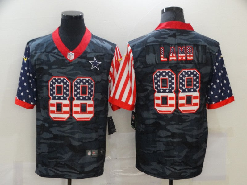 Men's Dallas Cowboys CeeDee Lamb #88 Gray Camouflage Game Player Jerseys