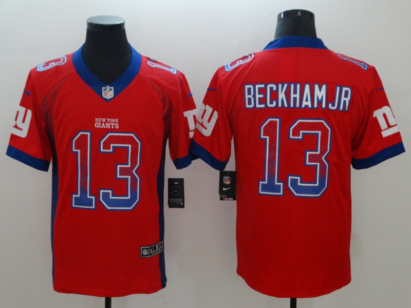 Men's New York Giants Odell Beckham Jr. #13 Red Game Player Jerseys