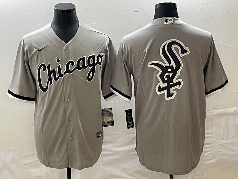 Men's Chicago White Sox Gray Replica Team Jerseys