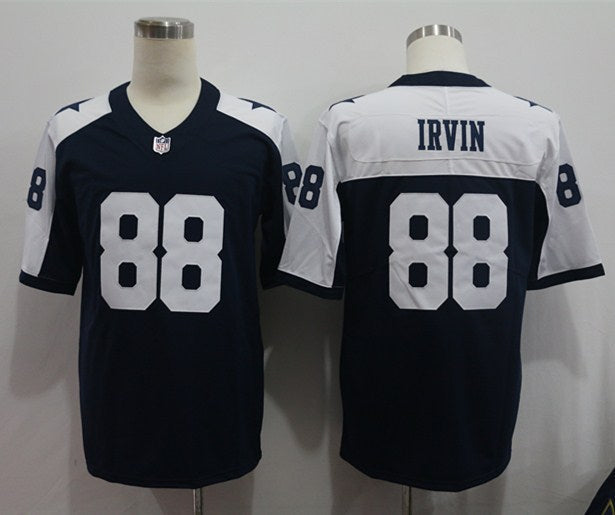 Men's Dallas Cowboys Michael Irvin #88 Navy Alternate Fashion Game Jerseys