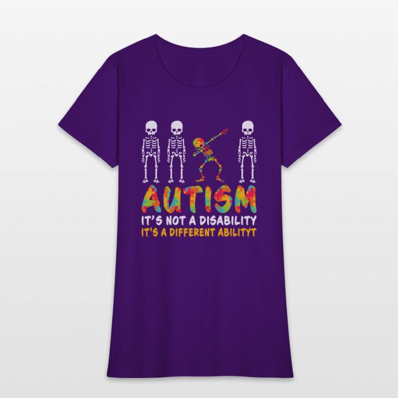 Dabbing eleton Not A Disability Autism Awareness