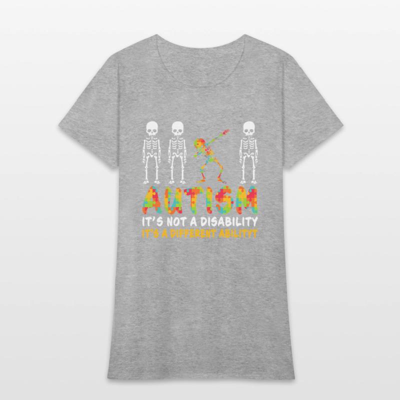 Dabbing eleton Not A Disability Autism Awareness