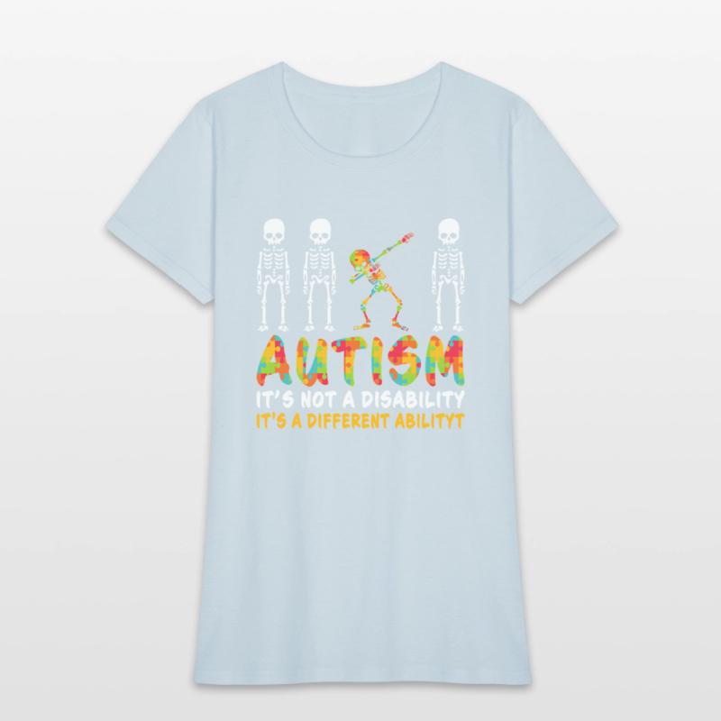 Dabbing eleton Not A Disability Autism Awareness