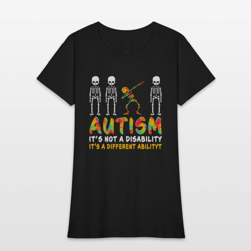 Dabbing eleton Not A Disability Autism Awareness