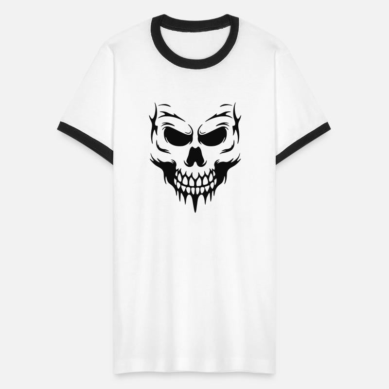 Dark Gothic Skull Illustration