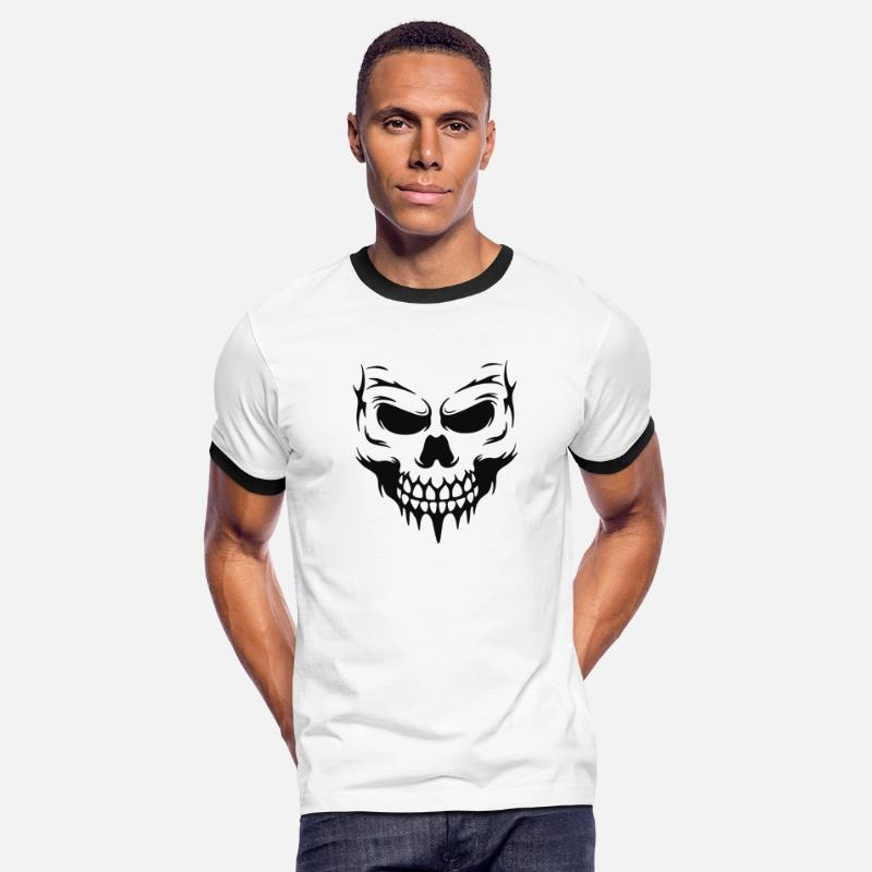 Dark Gothic Skull Illustration