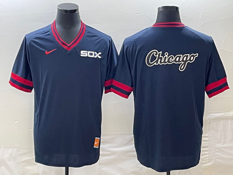 Men's Chicago White Sox Navy Cooperstown Collection Game Jerseys