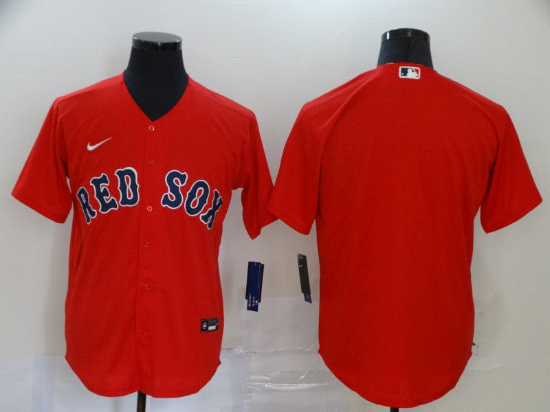 Men's Boston Red Sox Red Alternate Replica Team Blank Jerseys