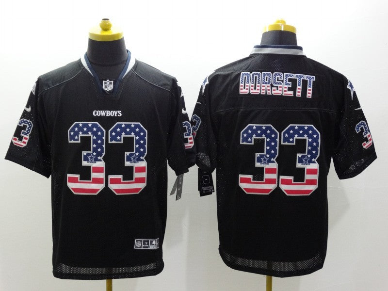 Men's Dallas Cowboys Tony Dorsett #33 Black Game Jerseys