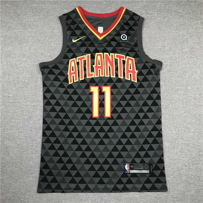 Men's Atlanta Hawks Trae Young #11 Black Swingman Jerseys