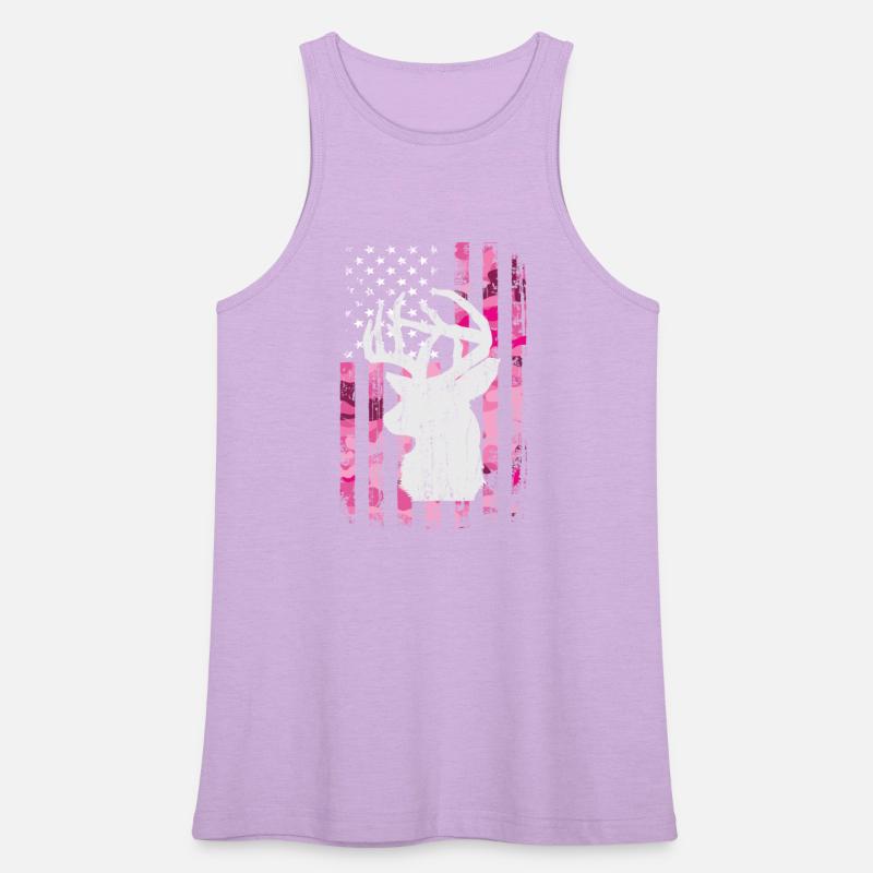 Deer Hunting Camo Pink Camouflage American Flag