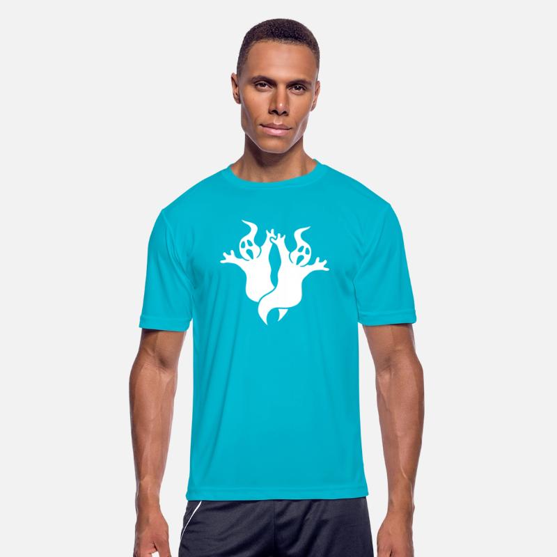 design cool 2 friends team couple ghosts party cre