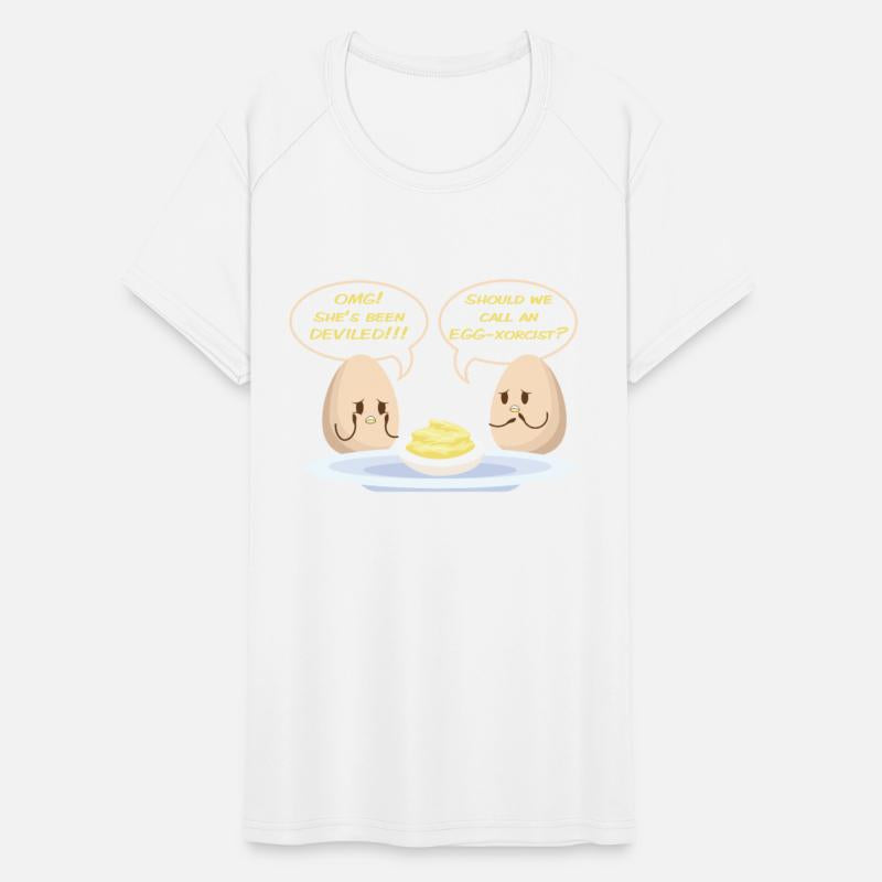 Deviled Egg Funny Joke Evil Egg Dish Party Potluck