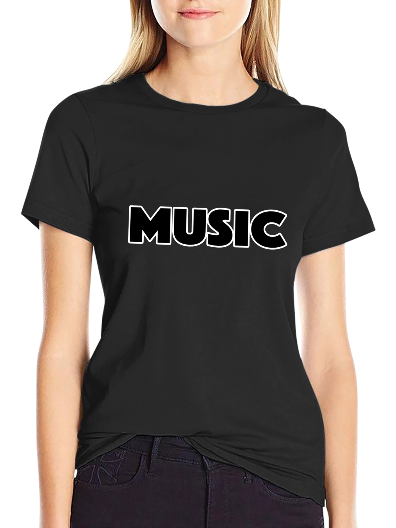 Black Music T-Shirt - Stylish & Comfortable