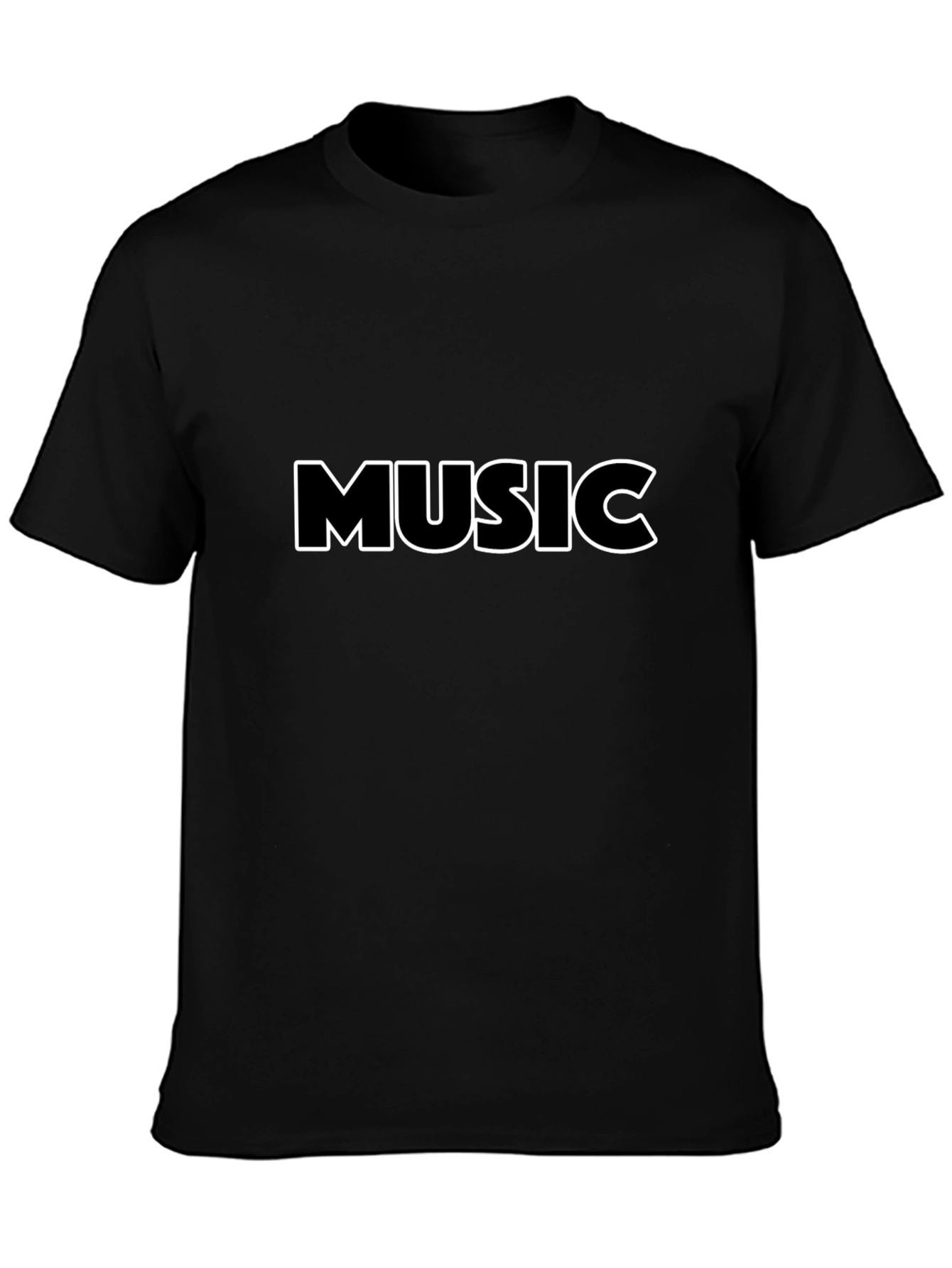 Black Music T-Shirt - Stylish & Comfortable