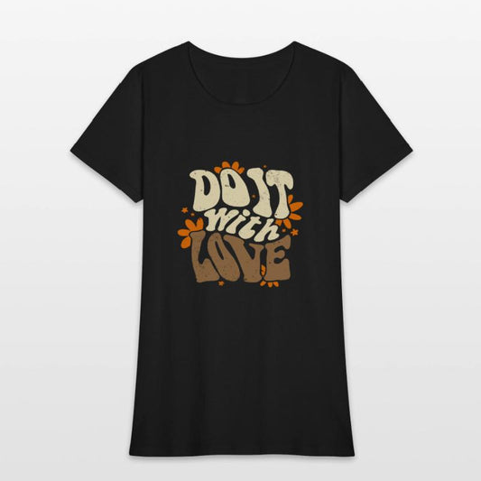 Do it with Love beige slogan