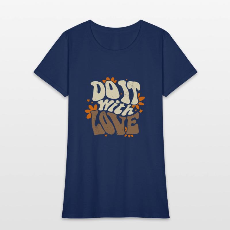 Do it with Love beige slogan