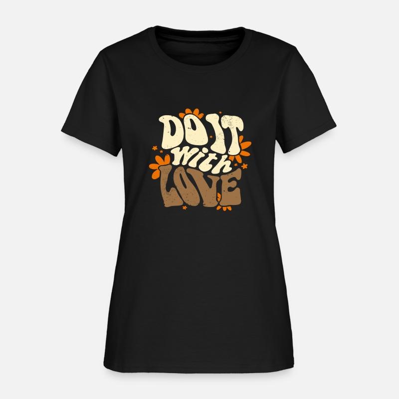 Do it with Love beige slogan