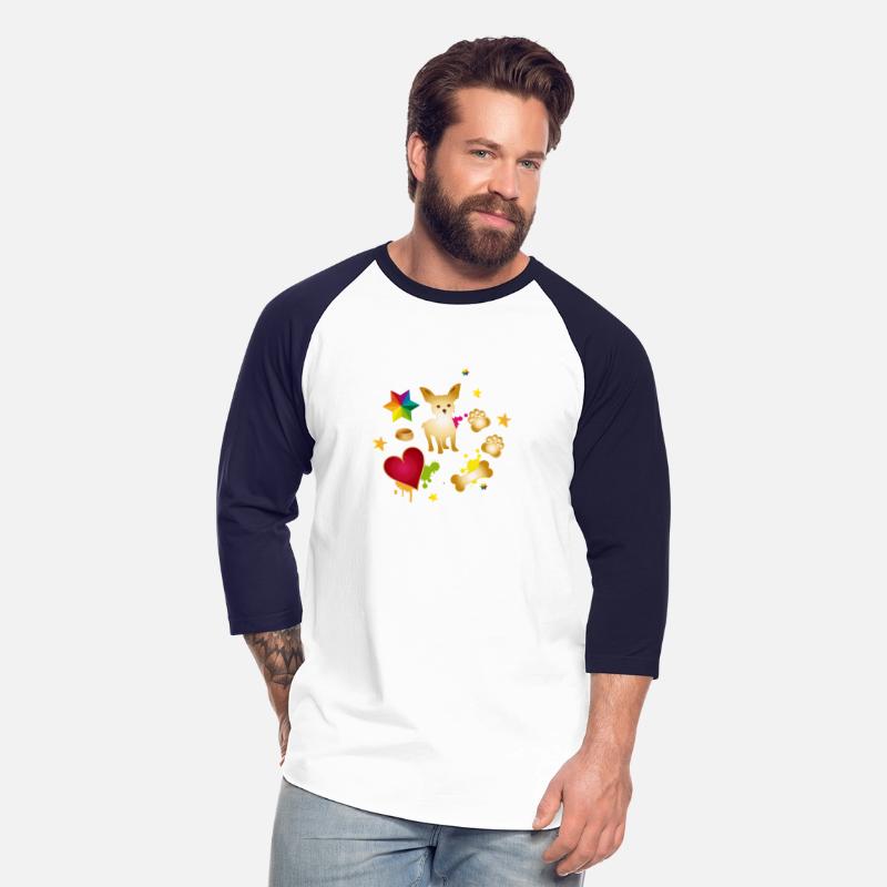 Dog accessories with golden Chihuahua