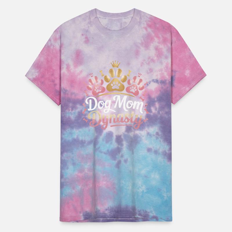 Dog Mom Dynasty Paw Crown T-Shirt - Pet Lover Tee