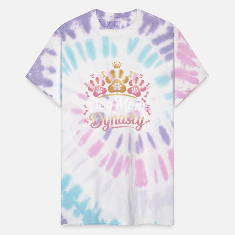 Dog Mom Dynasty Paw Crown T-Shirt - Pet Lover Tee