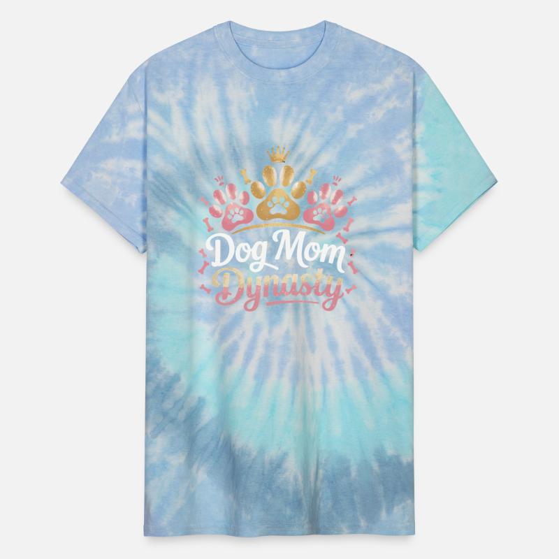 Dog Mom Dynasty Paw Crown T-Shirt - Pet Lover Tee