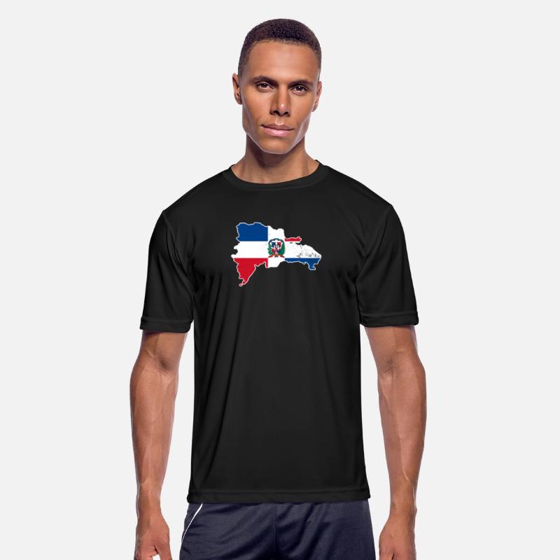 Dominican Republic Shape Country Flag Gift