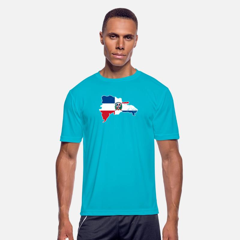 Dominican Republic Shape Country Flag Gift