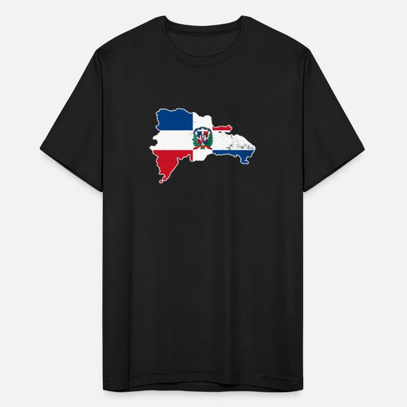 Dominican Republic Shape Country Flag Gift