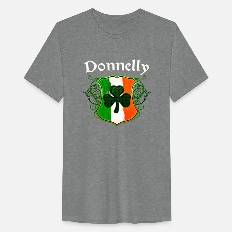 Donnelly Irish Surname Ireland Flag Shield