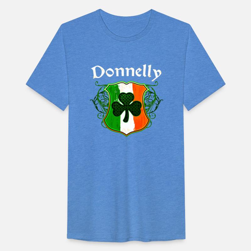 Donnelly Irish Surname Ireland Flag Shield