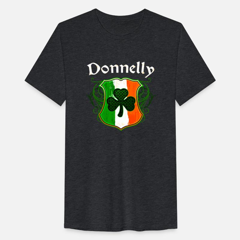 Donnelly Irish Surname Ireland Flag Shield