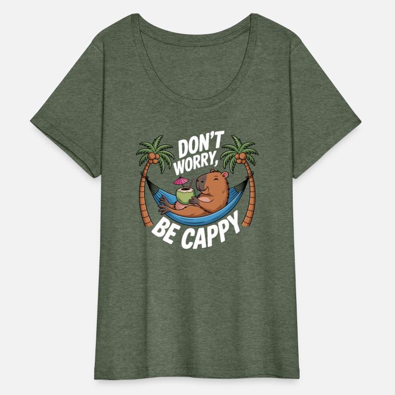 Dont Worry Be Cappy Relaxing Funny Capybara