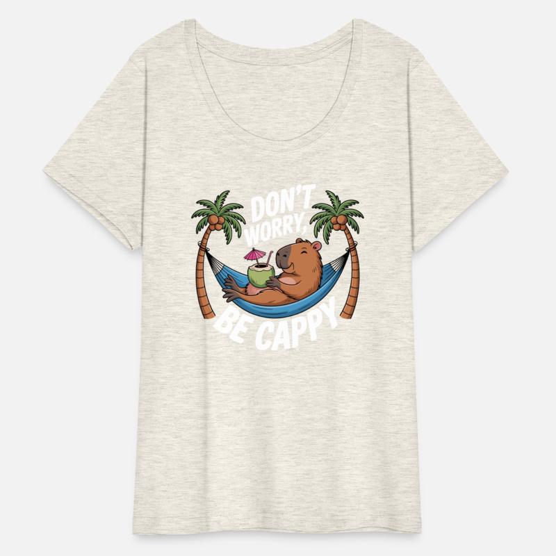 Dont Worry Be Cappy Relaxing Funny Capybara