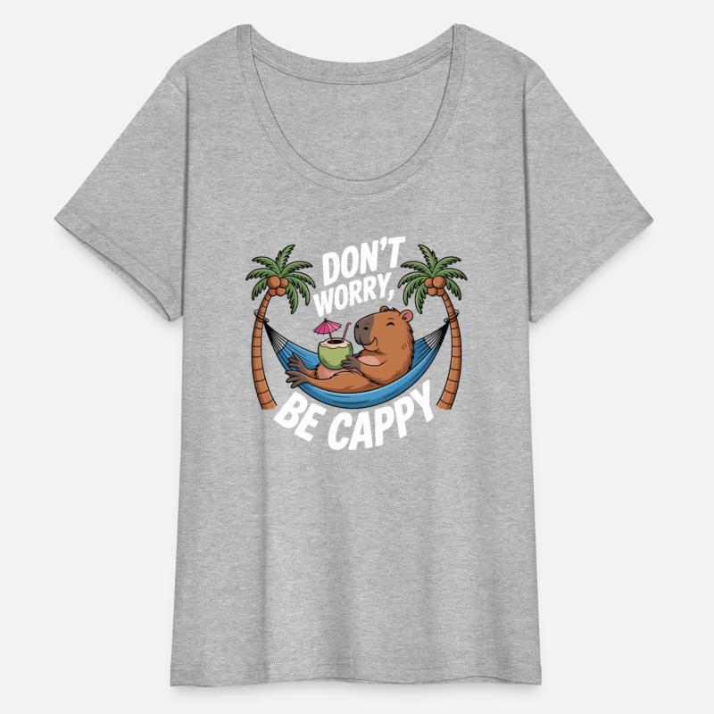 Dont Worry Be Cappy Relaxing Funny Capybara