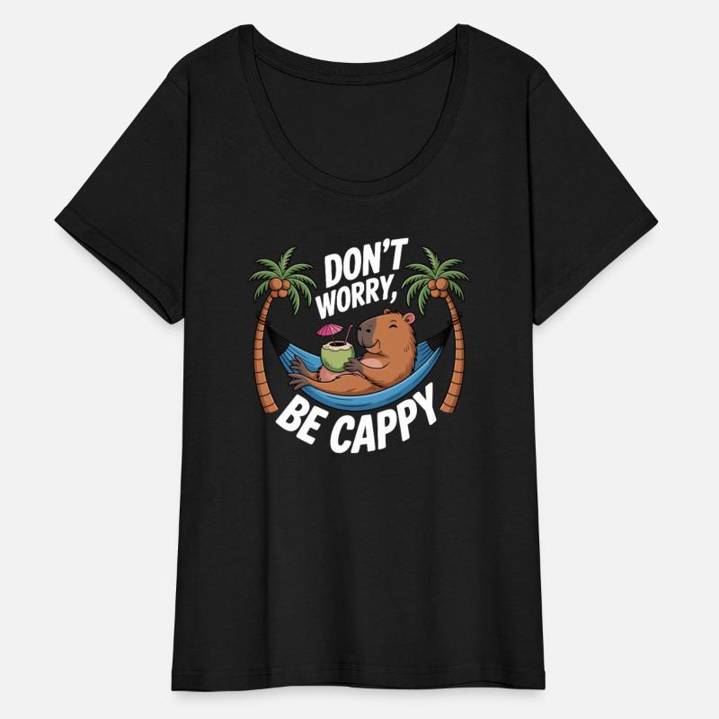 Dont Worry Be Cappy Relaxing Funny Capybara