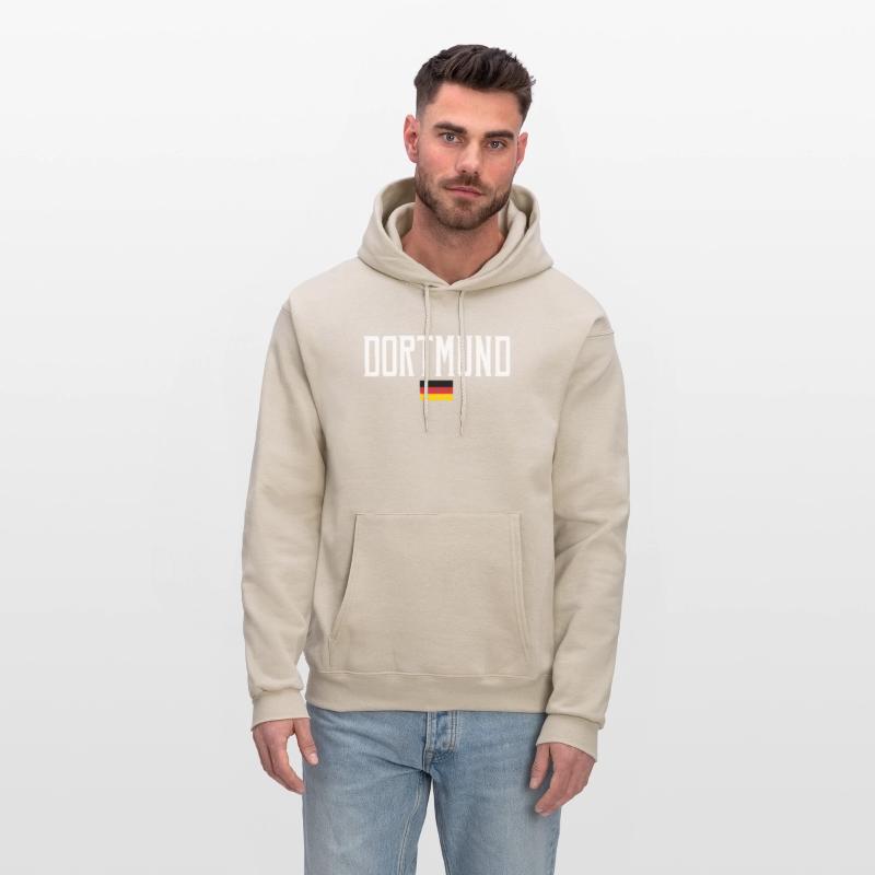 Dortmund Germany Flag White Text