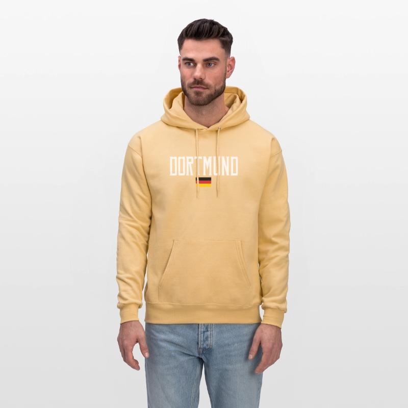 Dortmund Germany Flag White Text