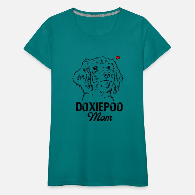 Doxiepoo Mom Dachshund Poodle Mom Doxiepoo Drawing