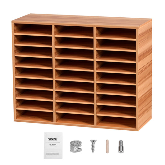 Compartments Wood Literature Organizer – Premium Quality, Everyday Convenience