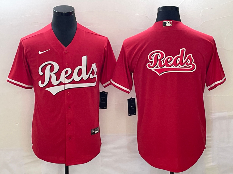 Men's Cincinnati Reds Red Alternate Replica Jerseys